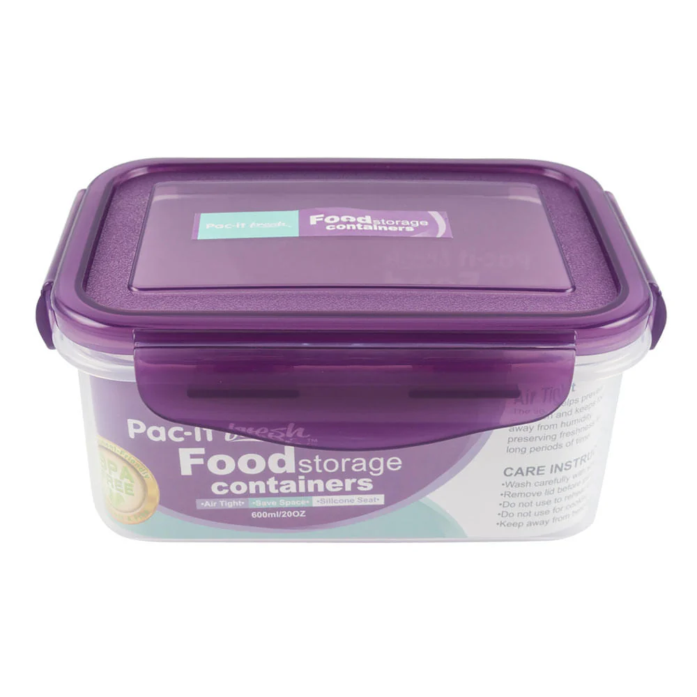 Envase Plástico Pac-It Fresh Rectangular