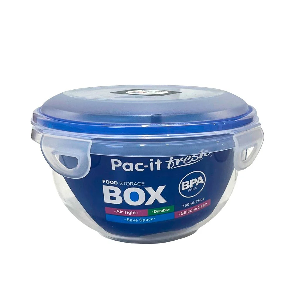 Envase Plástico Pac-It Fresh / Térmico Redondo / 780 ml