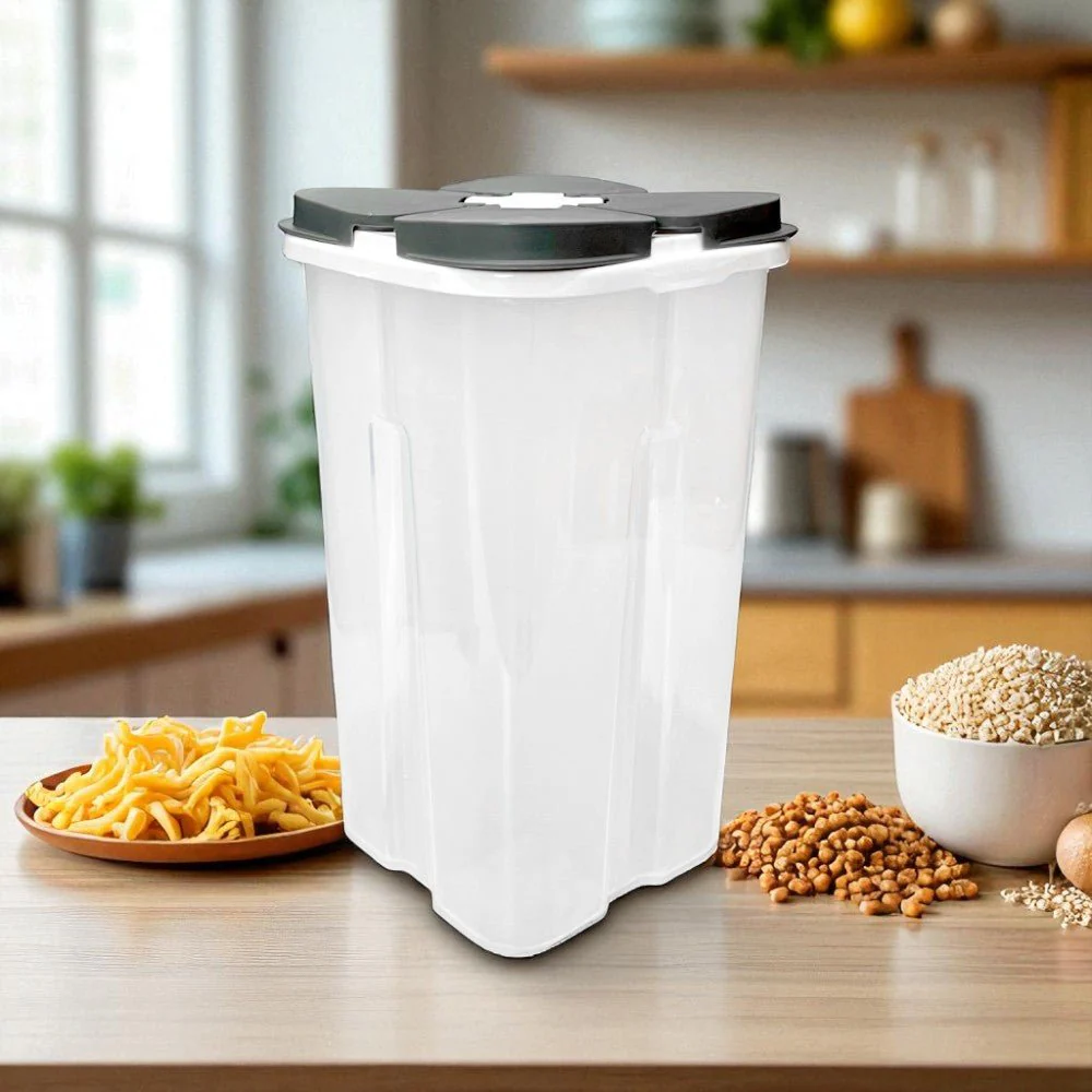 Envase Plástico Para Almacenar Bager Plastik / 4 Divisiones / 2450Ml