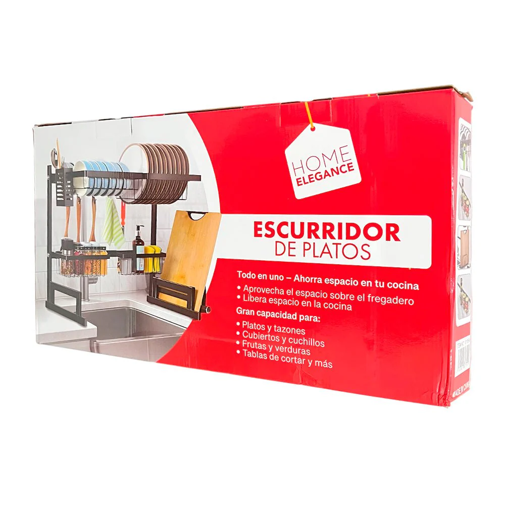 Escurridor de Metal 2 Niveles 65 cm / Home Elegance - Image 3