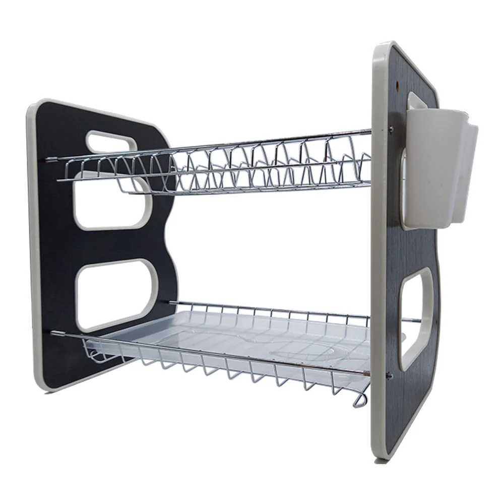 Escurridor de Metal Homestar Con Base 41 cm x 12 cm x 27.2 cm