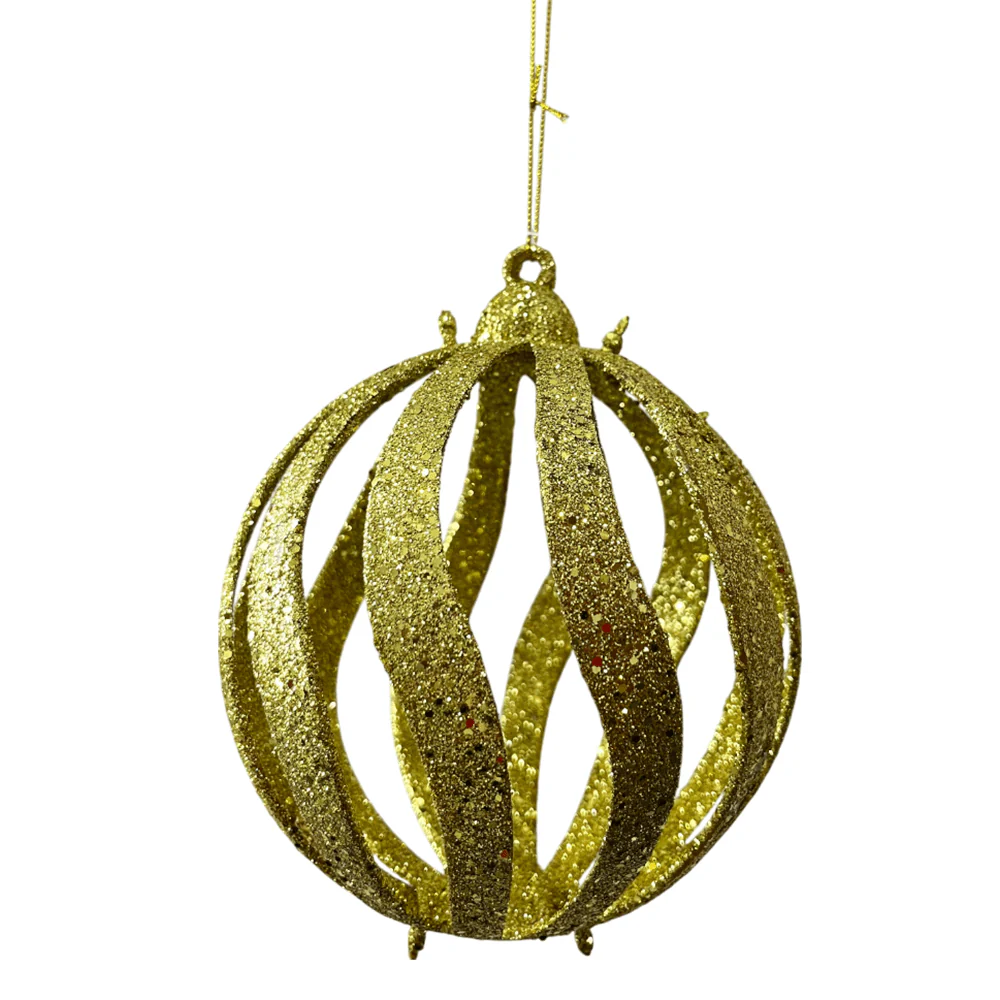 Esfera Navideña Decorativa 15 Cm Dorado - Image 2
