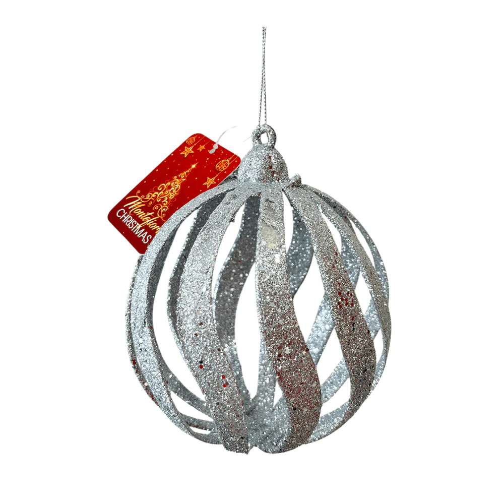 Esfera Navideña Decorativa 15 Cm Silver - Image 2