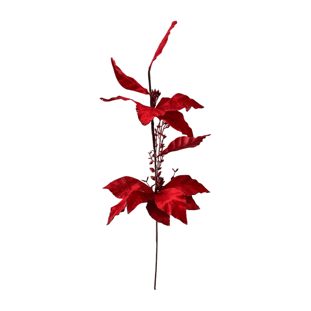 Espiga Navideña 70 Cm Red - Image 2