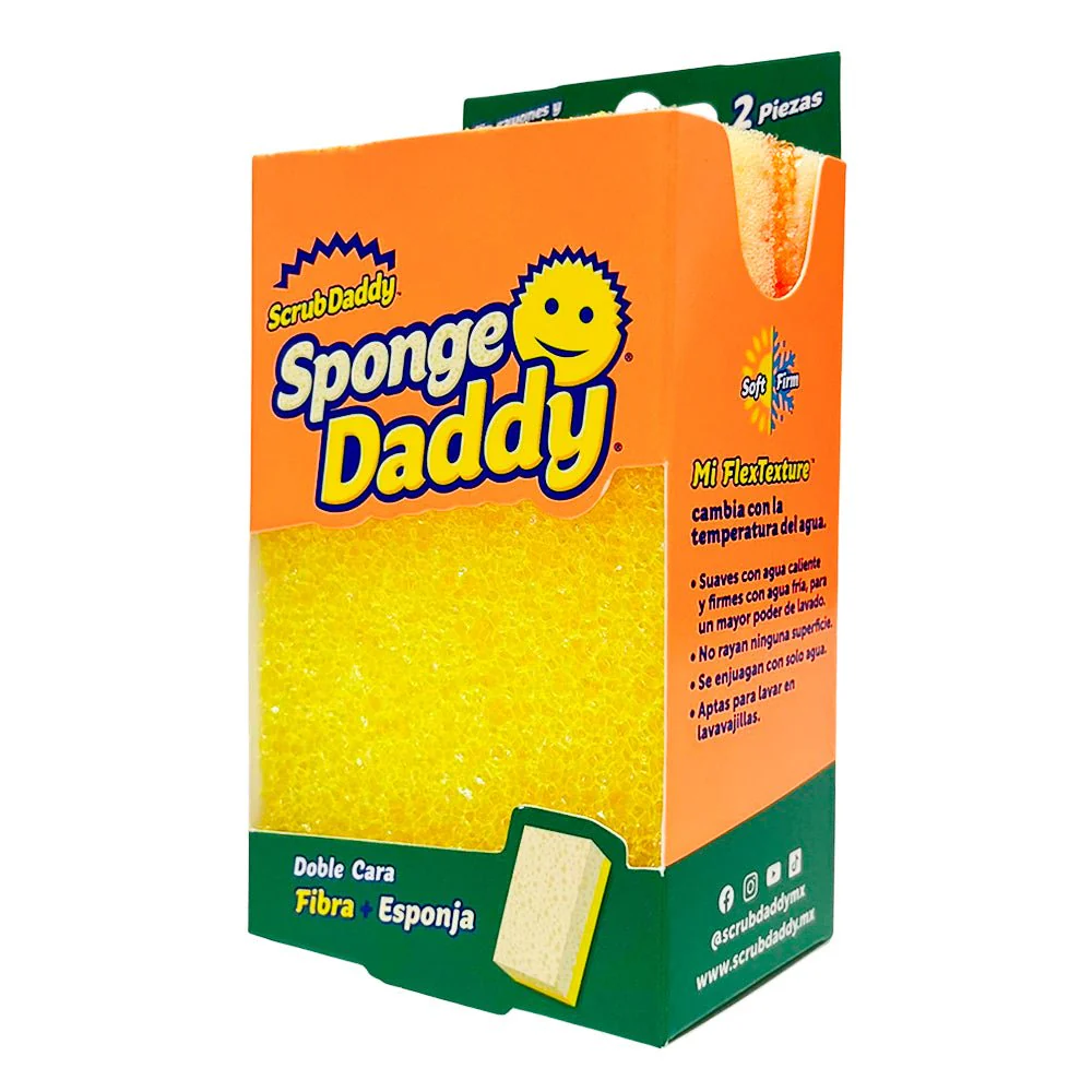 Esponja Daddy 2 Piezas / Fibra + Esponja / Surtida - Image 3
