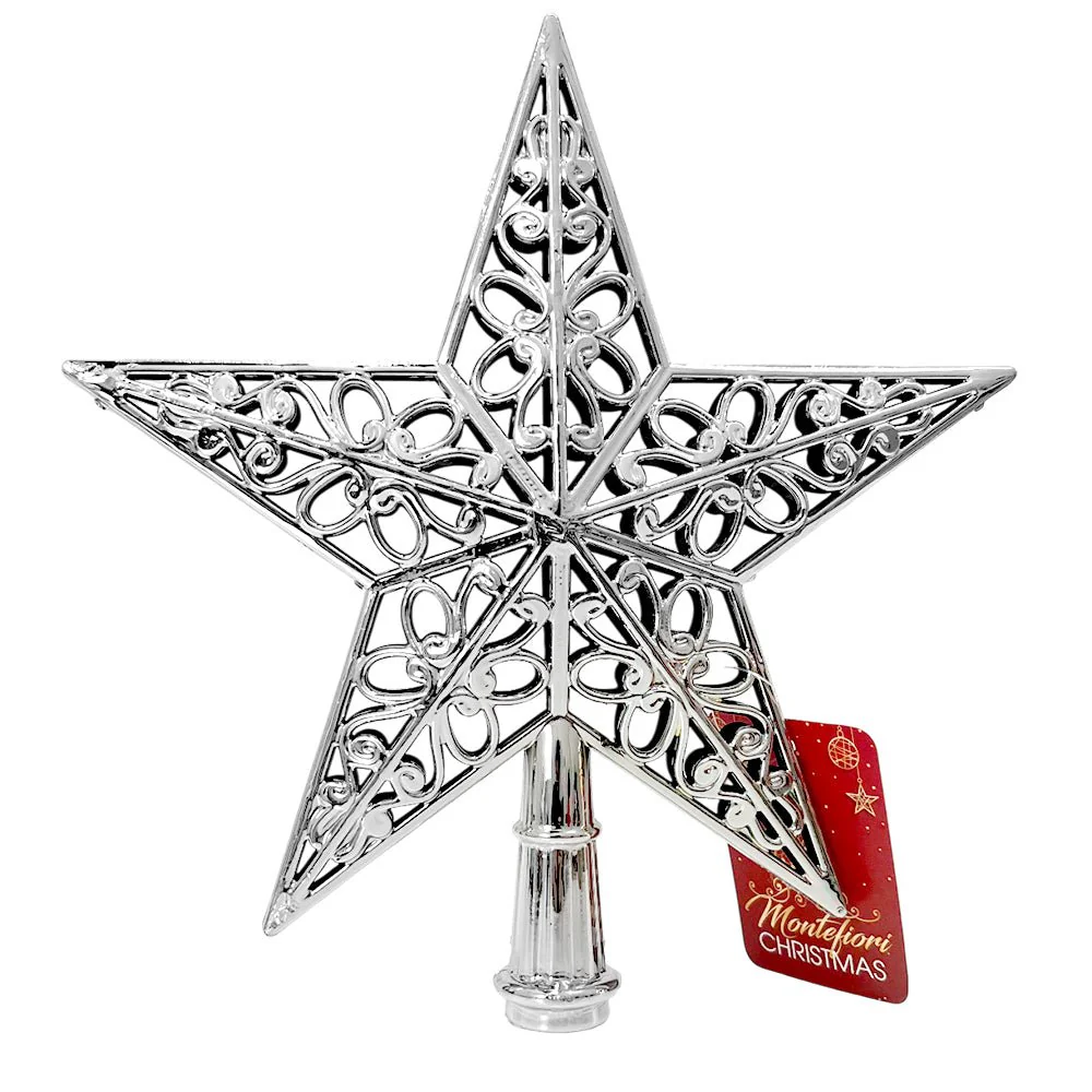 Estrella para Árbol 20 cm / Silver / Montefiori Christmas - Image 2