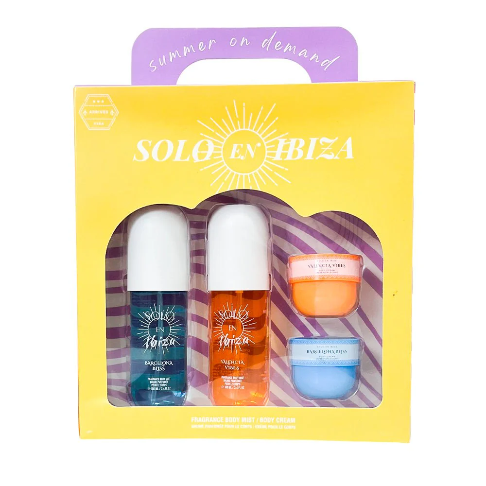 Estuche Solo En Ibiza Barcelona Bliss/Valencia Vibes/Dama 4 Piezas - Image 2