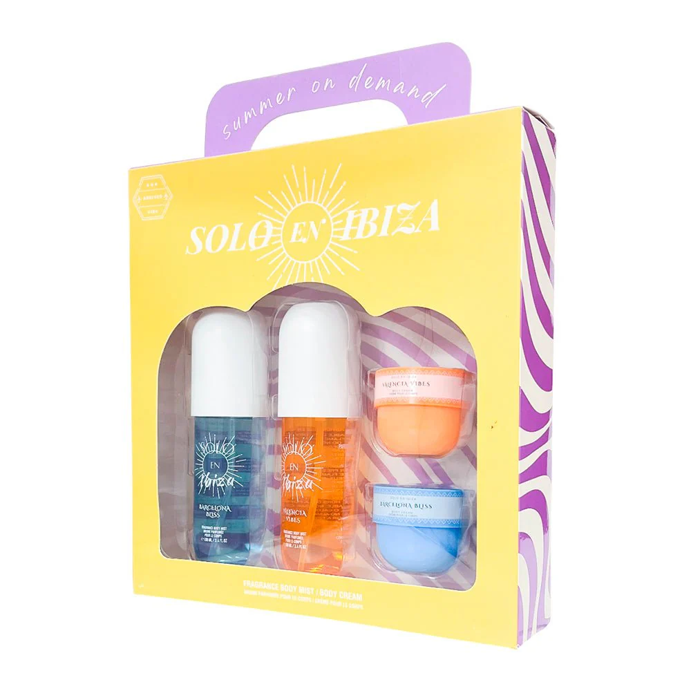 Estuche Solo En Ibiza Barcelona Bliss/Valencia Vibes/Dama 4 Piezas - Image 4