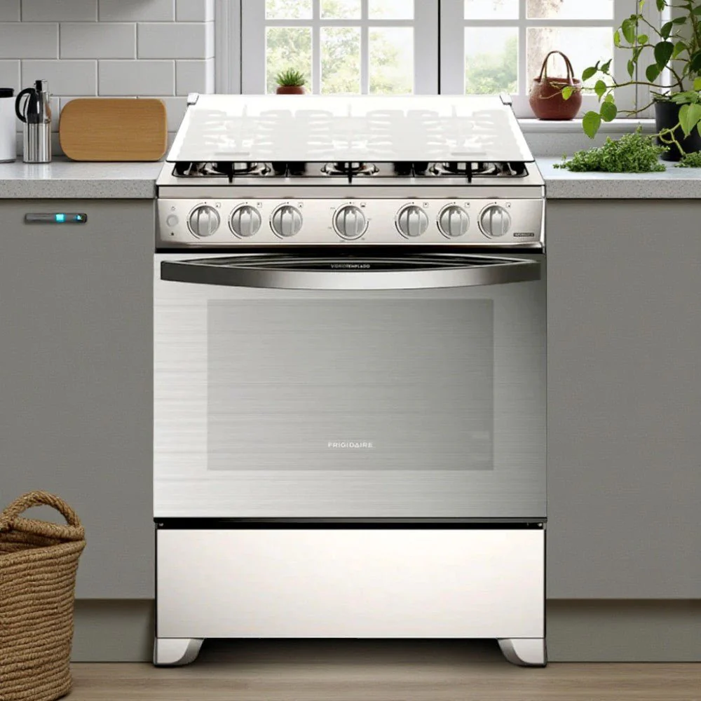 Estufa a Gas Frigidaire 30” / 6 Quemadores / Acero Inoxidable