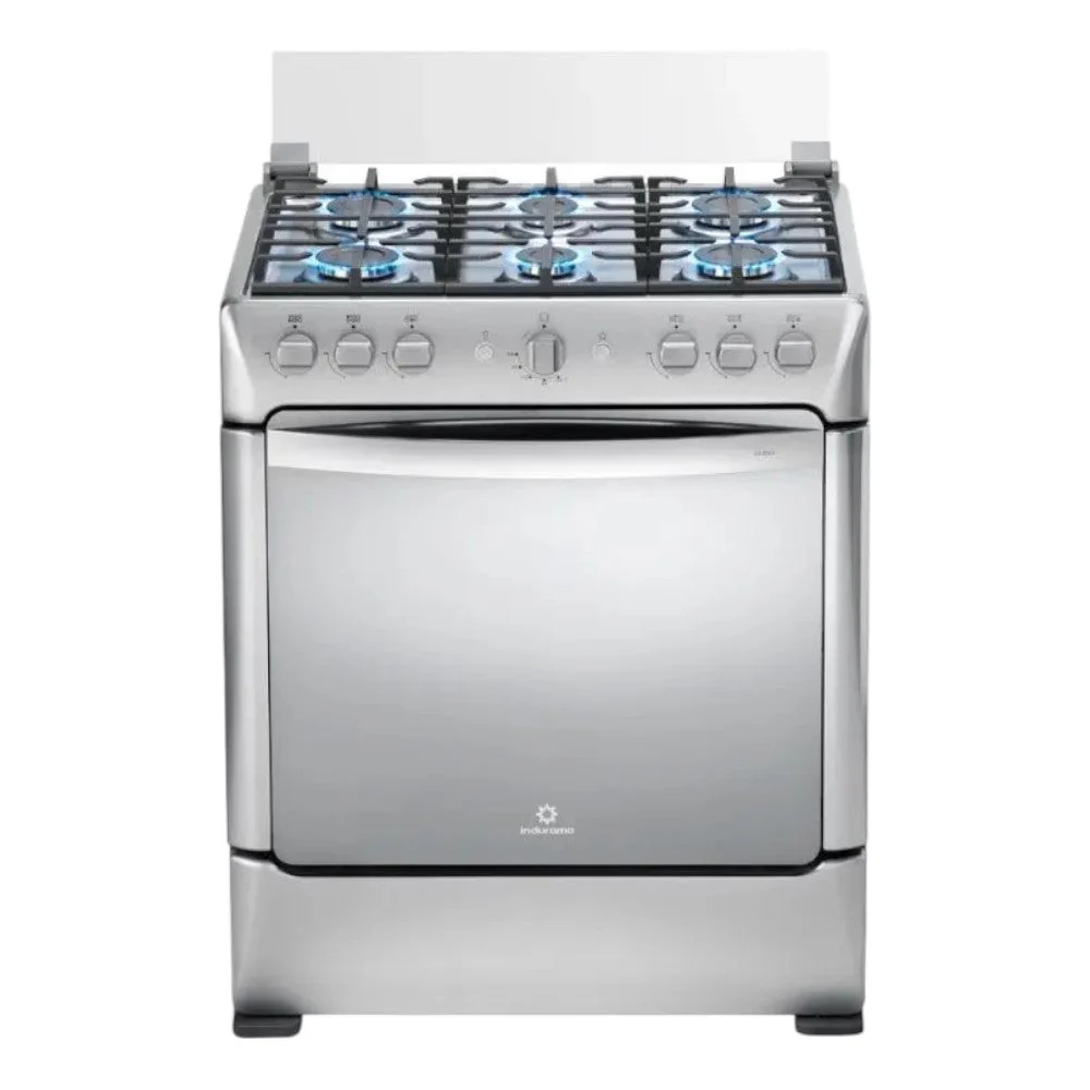 Estufa A Gas Indurama 30" / 6 Quemadore / Silver - Image 7