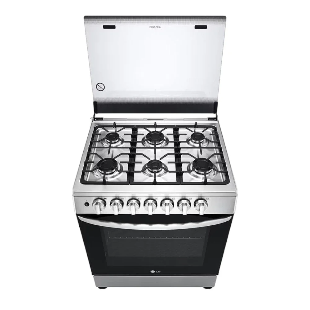 Estufa A Gas Lg 30" / 6 Quemadores / Acero Inoxidable - Image 2