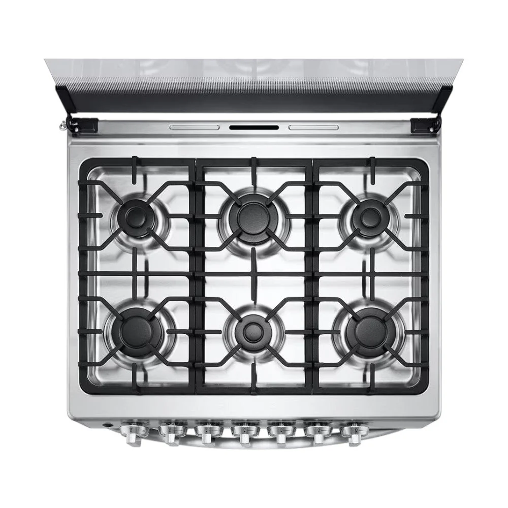 Estufa A Gas Lg 30" / 6 Quemadores / Acero Inoxidable - Image 4