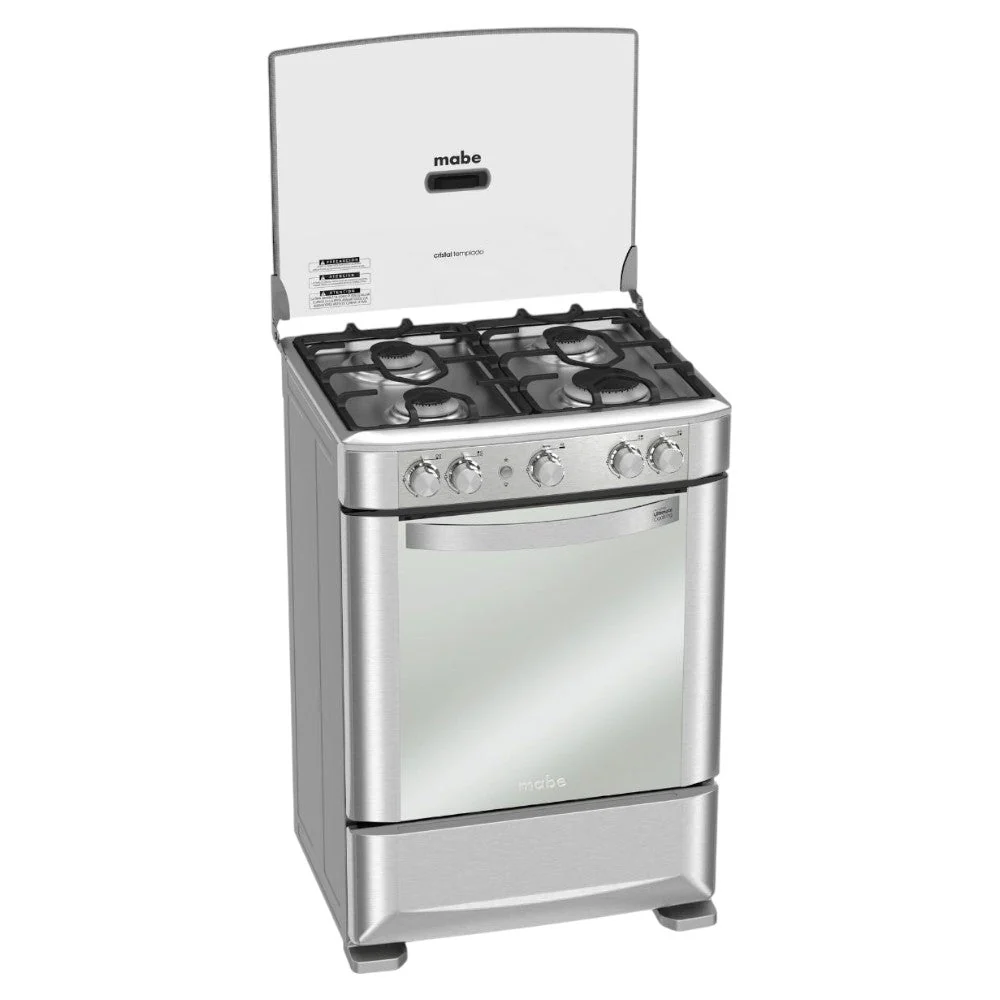 Estufa a Gas Mabe 24" / 4 Quemadores / Easy Clean Pro / Acero Inoxidable - Image 3