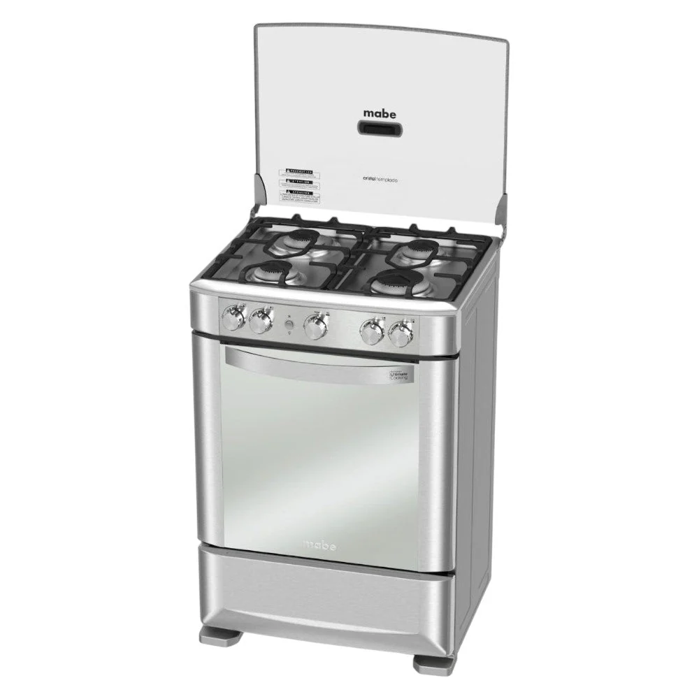 Estufa a Gas Mabe 24" / 4 Quemadores / Easy Clean Pro / Acero Inoxidable - Image 4