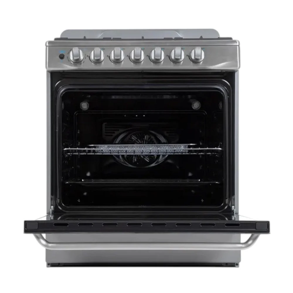 Estufa a Gas Nisato 6 Quemadores 30” /Acero Inoxidable con Air Fryer - Image 3