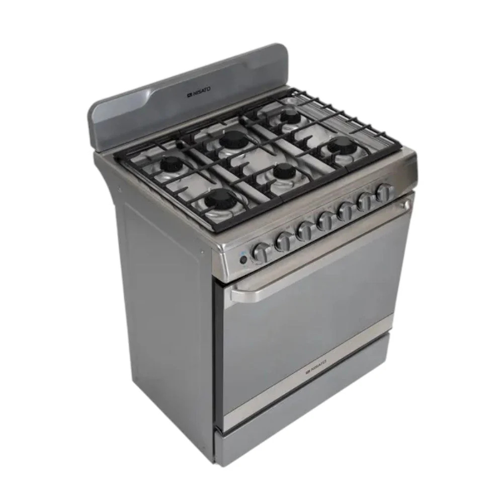 Estufa a Gas Nisato 6 Quemadores 30” /Acero Inoxidable con Air Fryer - Image 4