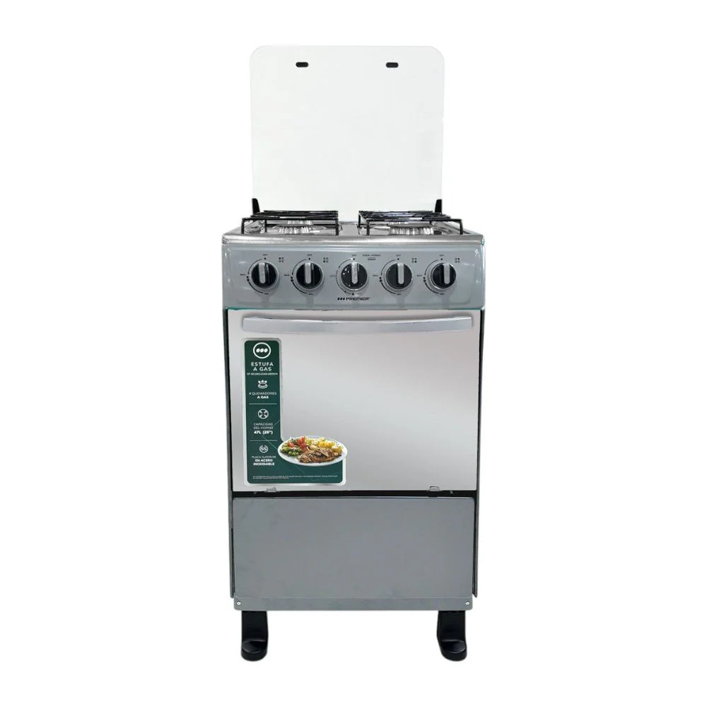Estufa A Gas Premier 20" / Silver / 4 Quemadores - Image 2