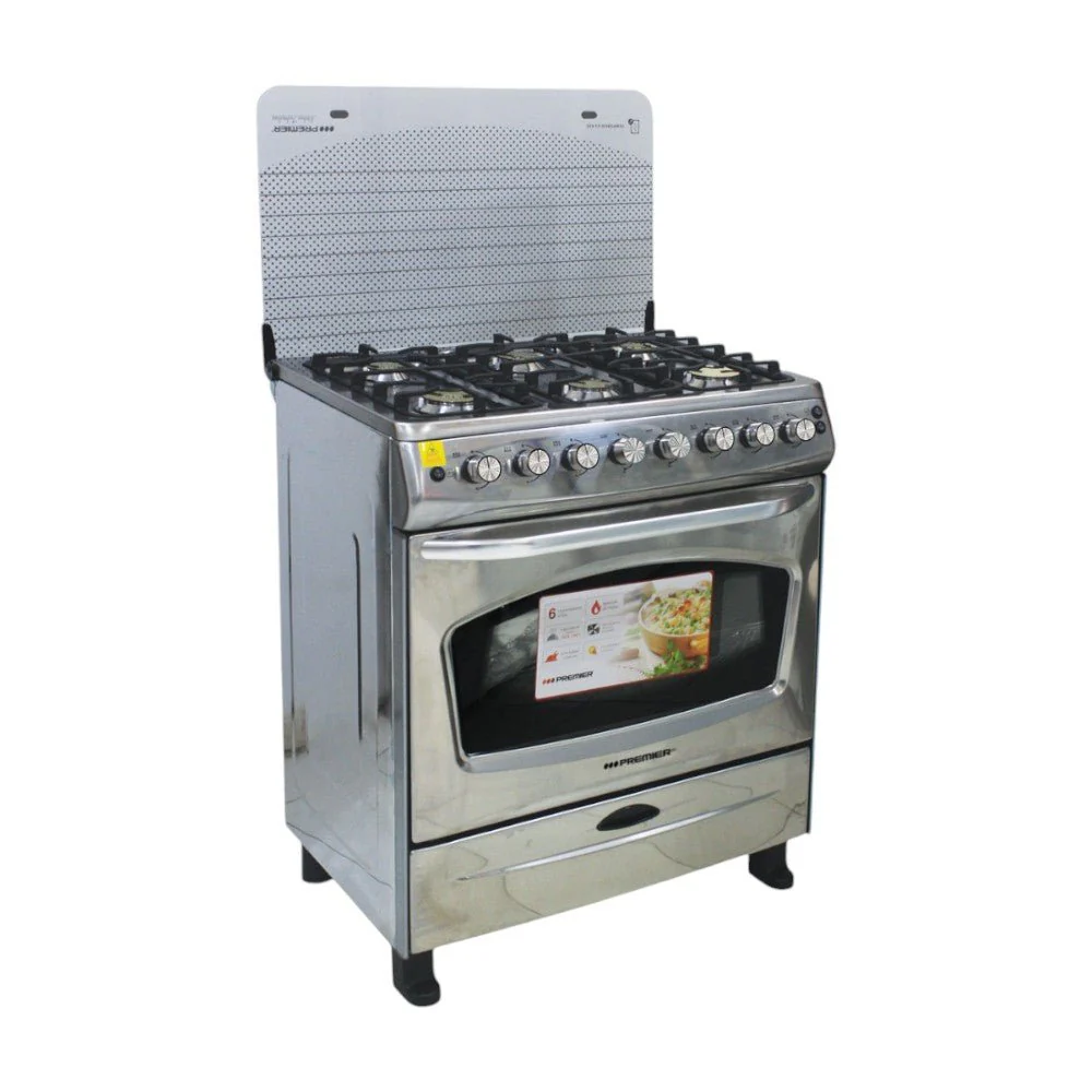 Estufa A Gas Premier 30" / 6 Quemadores / Acero Inoxidable - Image 2