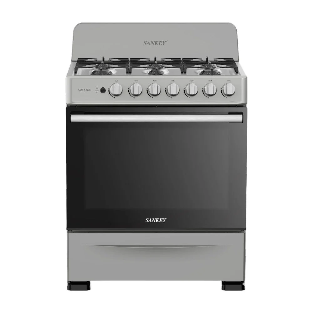 Estufa a Gas Sankey Carla GY6 / 30” / 6 Quemadores / Horno / Acero Inoxidable - Image 2
