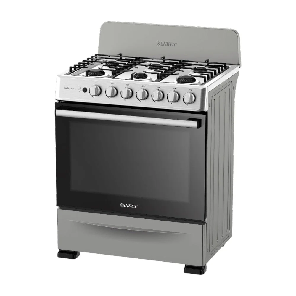 Estufa a Gas Sankey Carla SL6 / 30” / 6 Quemadores / Horno / Acero Inoxidable - Image 2