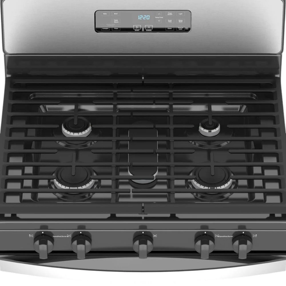 Estufa a Gas Whirlpool 30” / 5 Quemadores / Acero Inoxidable / LWF7700S - Image 8