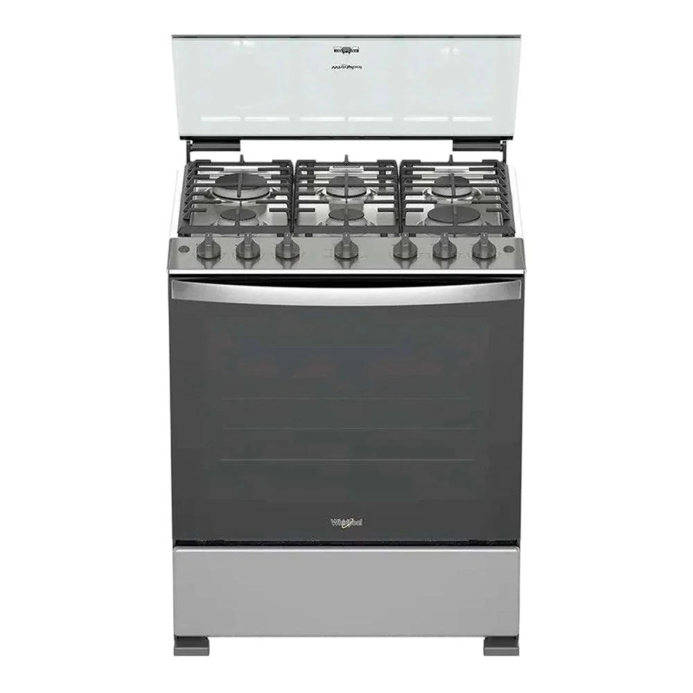 Estufa A Gas Whirlpool 30" / 6 Quemadores / Acero Inoxidable - Image 2