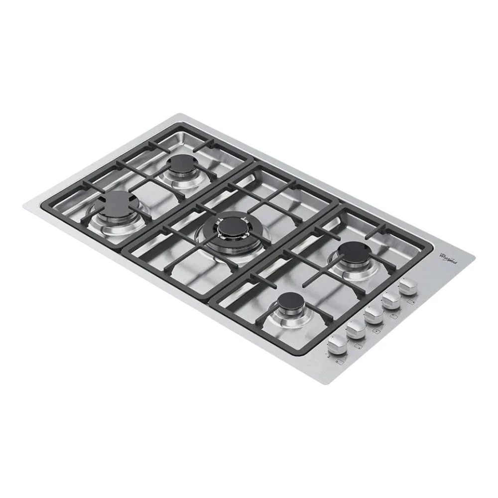 Estufa Empotrable A Gas Whirlpool de 36" / 5 Quemadores / Acero Inoxidable - Image 7