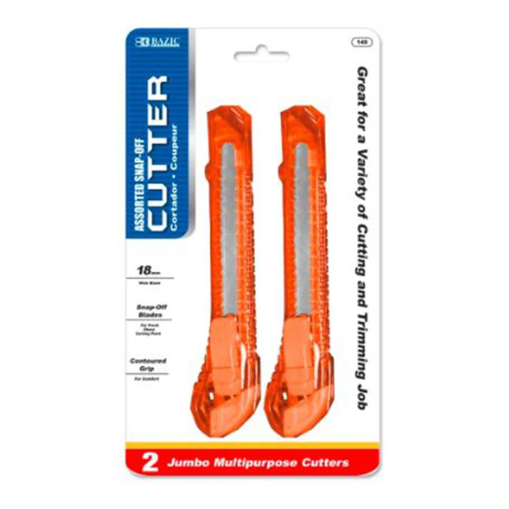 Exacto Retractable Jumbo Bazic 2 Piezas - Surtido