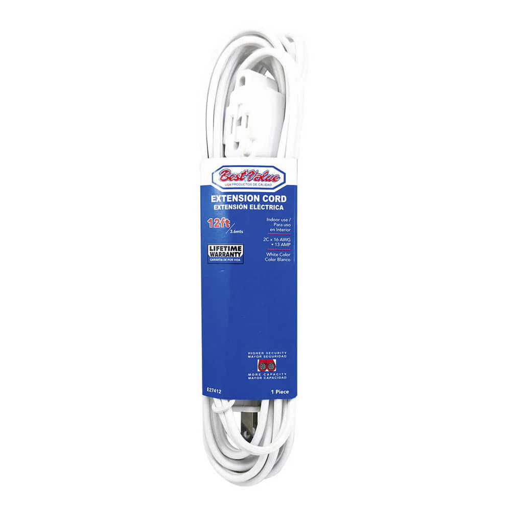 Extensión Eléctrica Best Value de 12 Pies