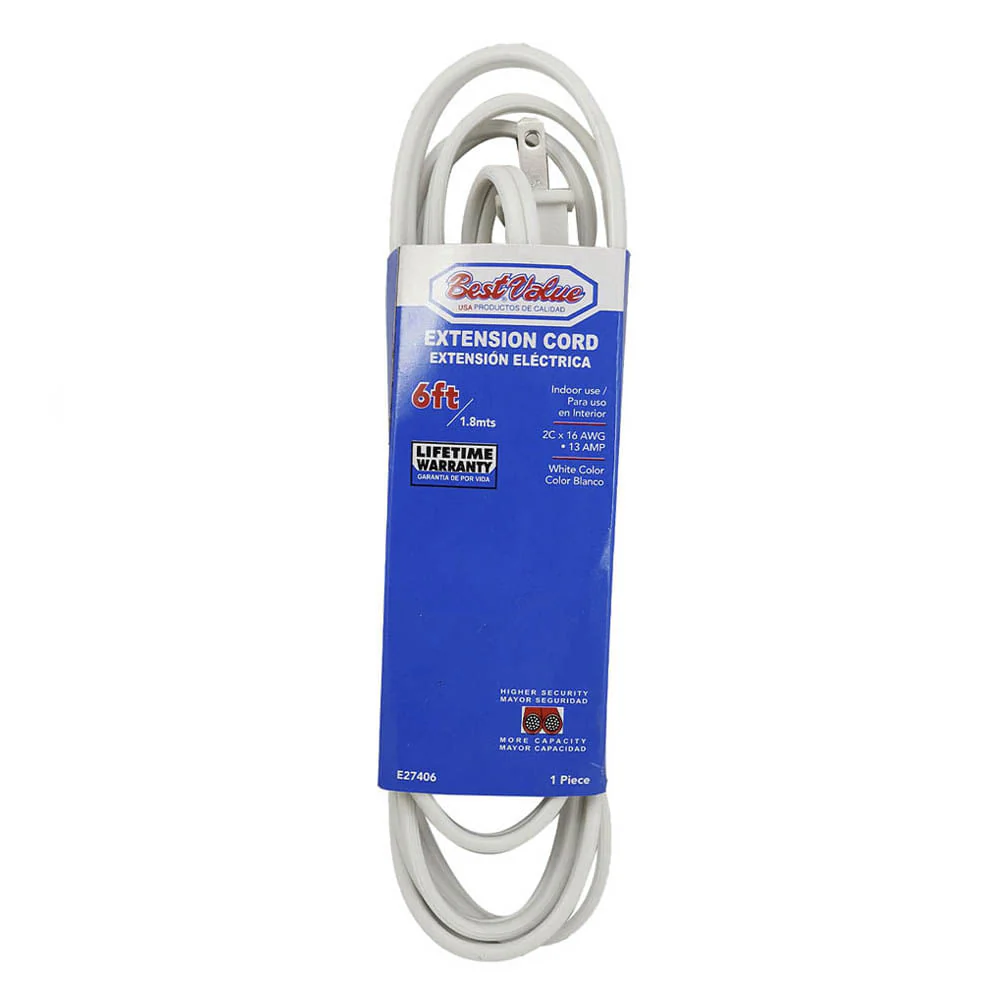 Extensión Eléctrica Best Value de 6 Pies