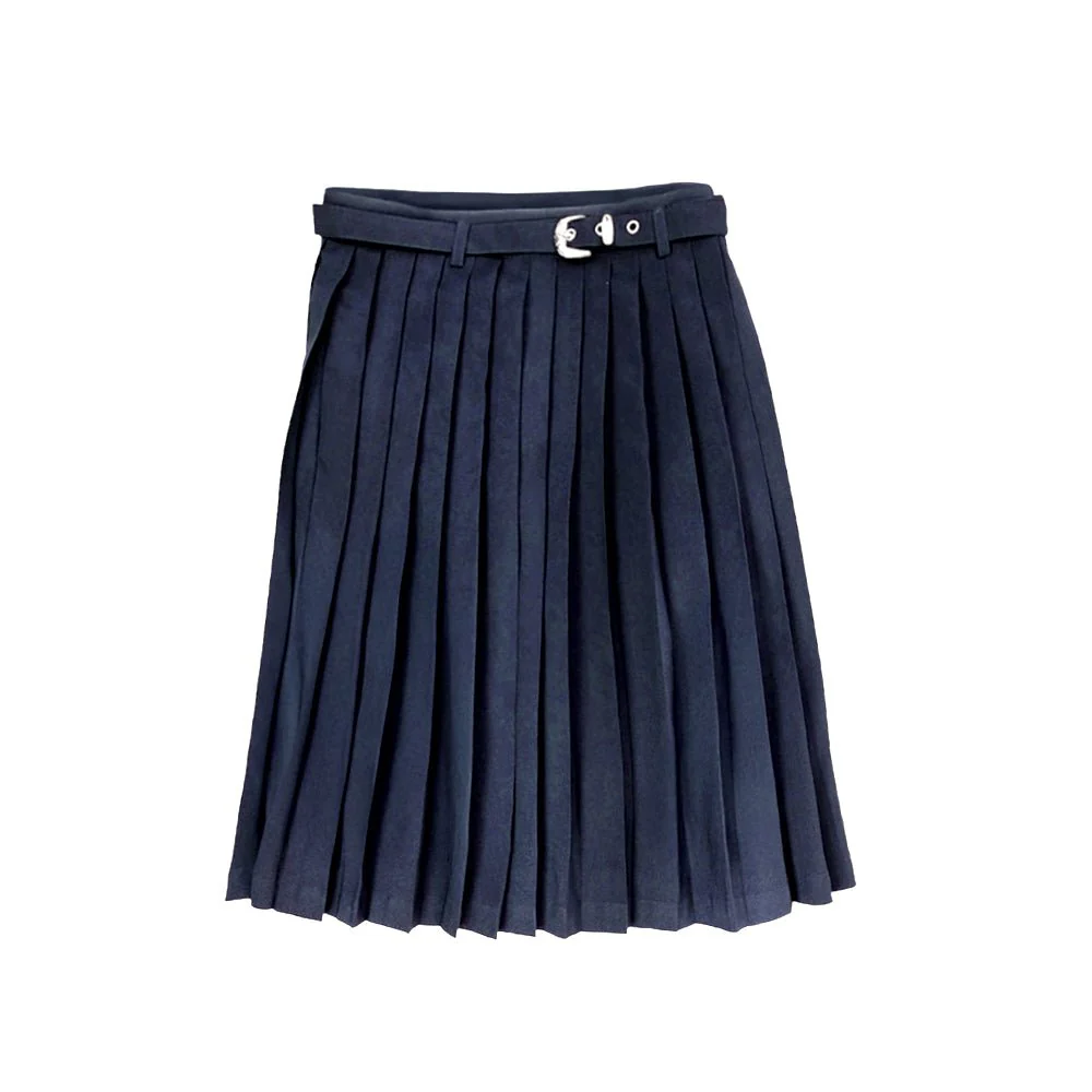 Falda Escolar Azul Imagen School con Cinturón / Talla 8 - Image 2