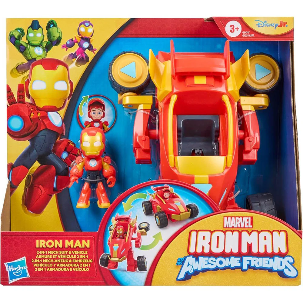 Figura Iron Man and His Awesome Friends 2in1 Mech - Surtido - Image 2