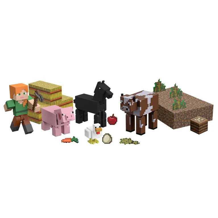 Figura Minecraft Vida en la Granja