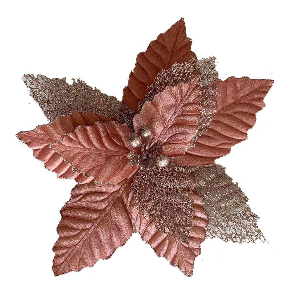Flor Navideña Montefiori Christmas 50 cm362