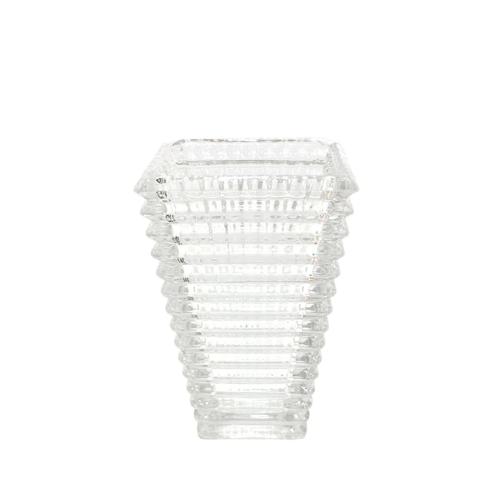 Florero de Vidrio Clear / Home Elegance / 6" y Base 2.25"x 1.5"
