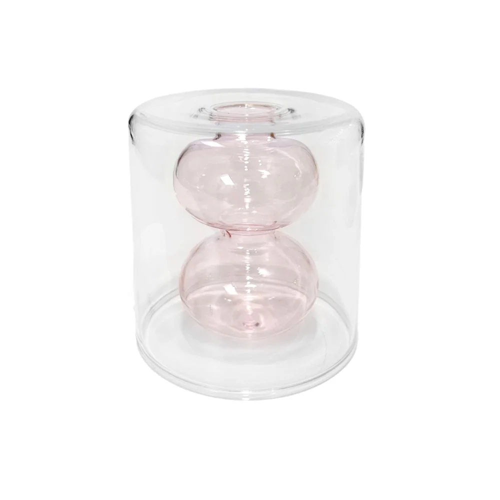 Florero Decorativo Home Elegance de Vidrio / 3.5" x 3" / Surtido - Image 4