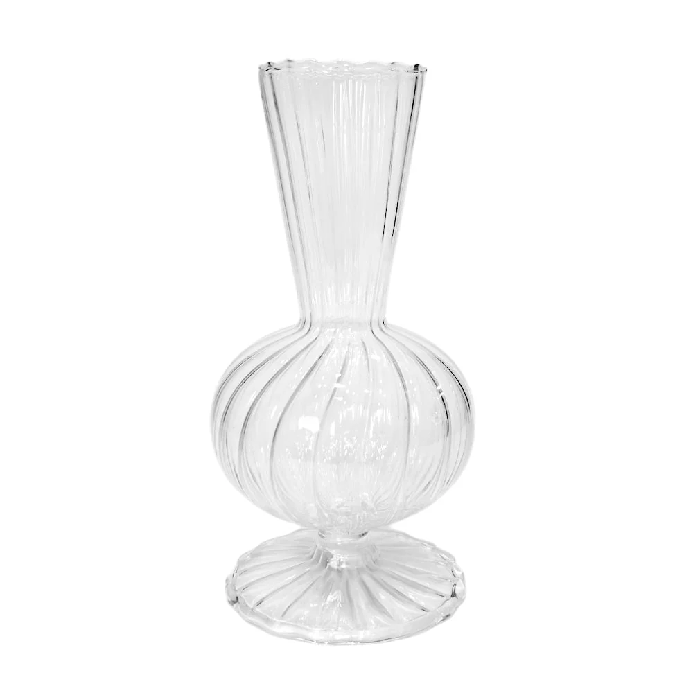 Florero Decorativo Home Elegance de Vidrio / Clear / 6" x 2.5" - Image 2