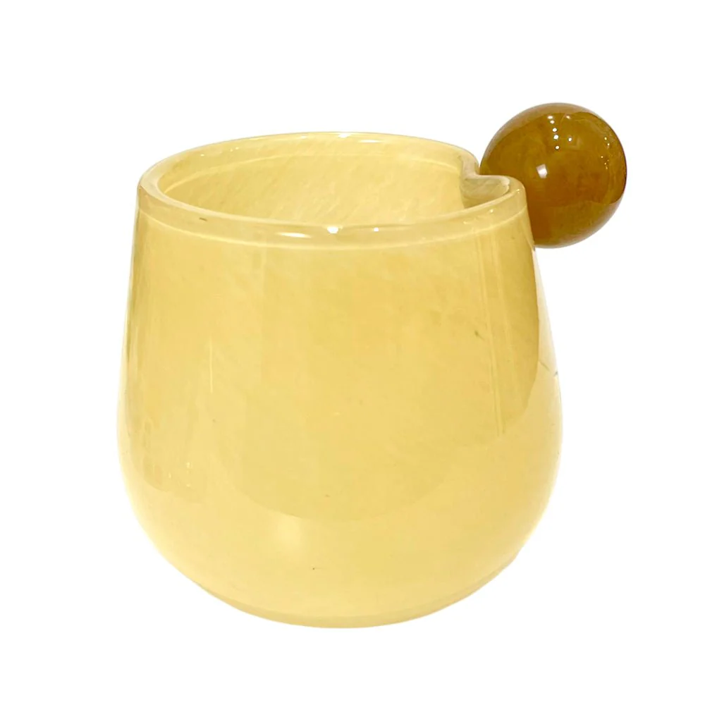 Florero Decorativo Home Elegance de Vidrio / Marrón Brillante / 5" x 4" - Image 2