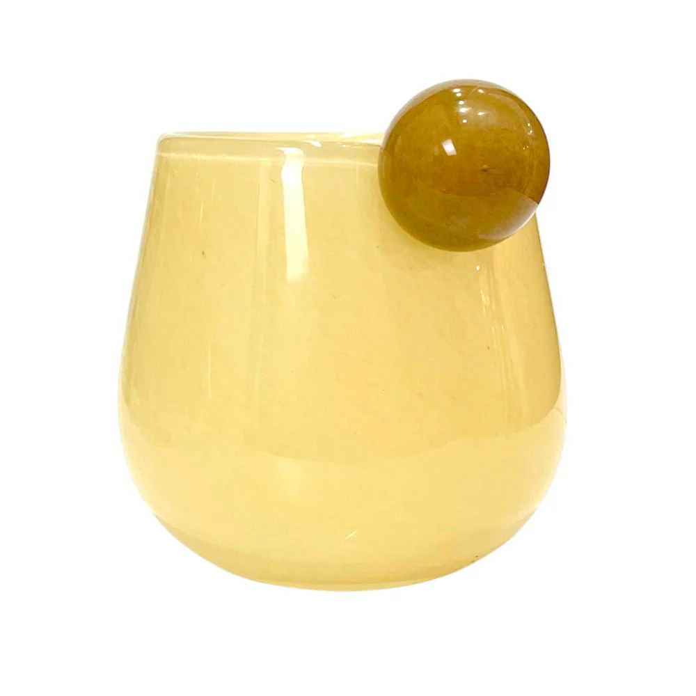 Florero Decorativo Home Elegance de Vidrio / Marrón Brillante / 5" x 4" - Image 3