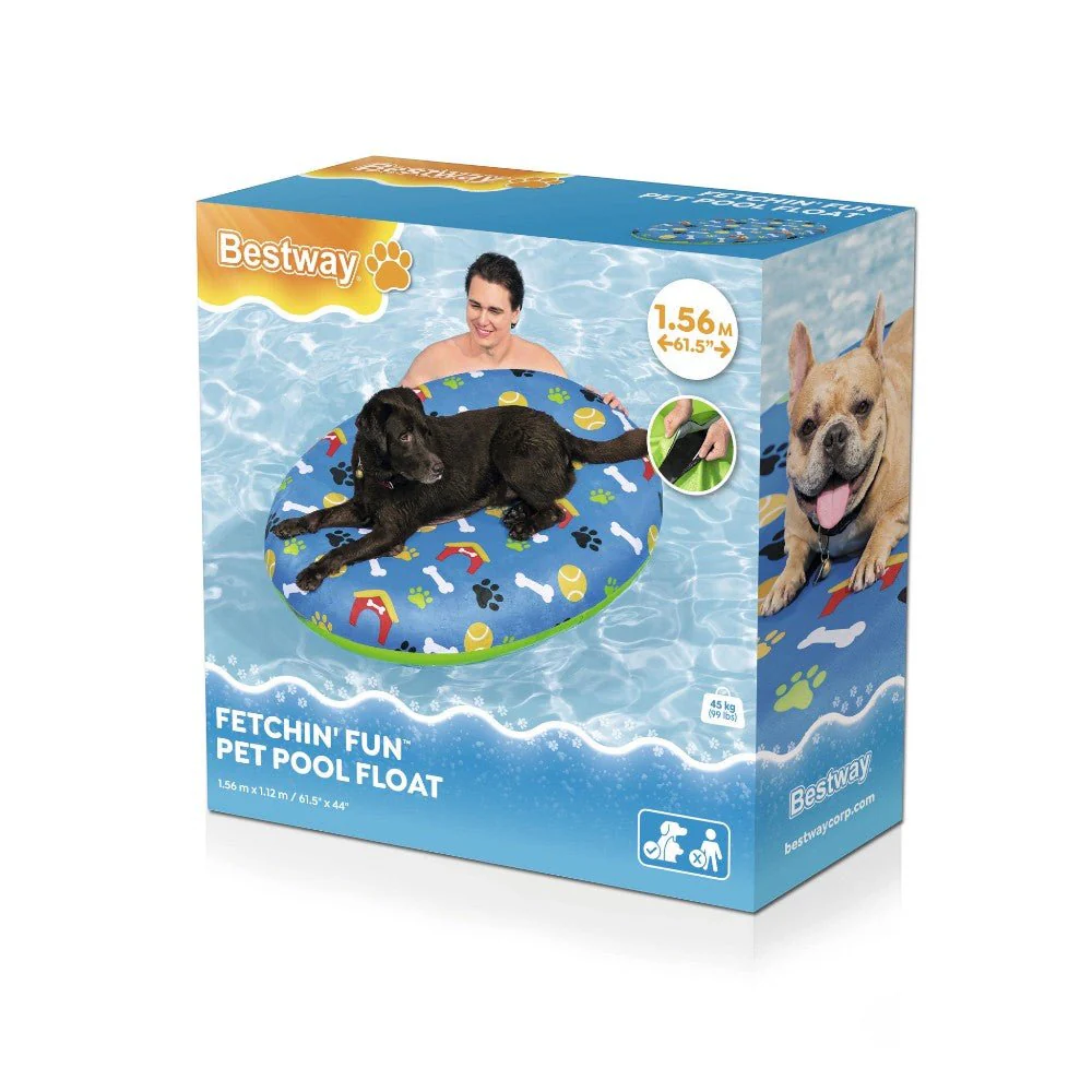 Flotador De Piscina Para Mascotas Fetchin 1.56 M X 1.12 M Bestway - Image 4