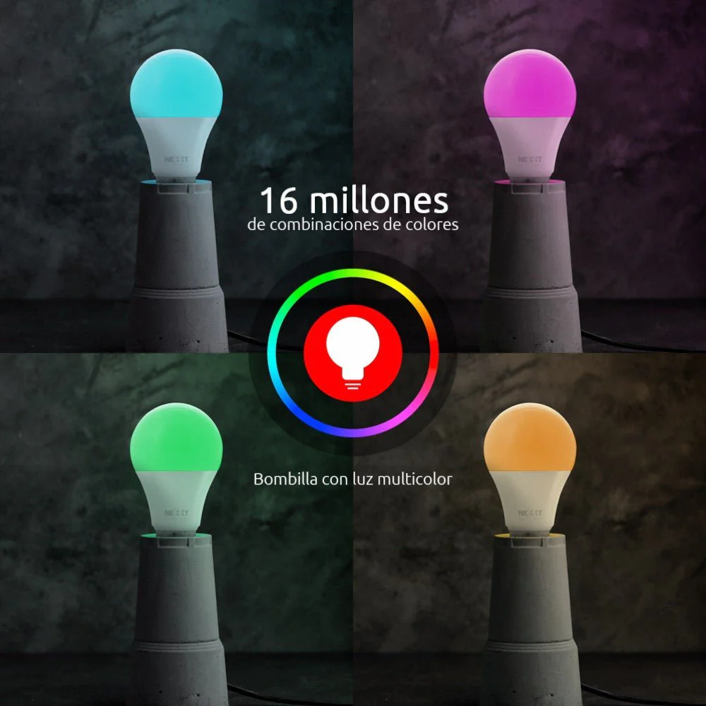 Foco Led Inteligente Nexxt Solutions Wi-Fi® / 110V / 2 Piezas - Image 4