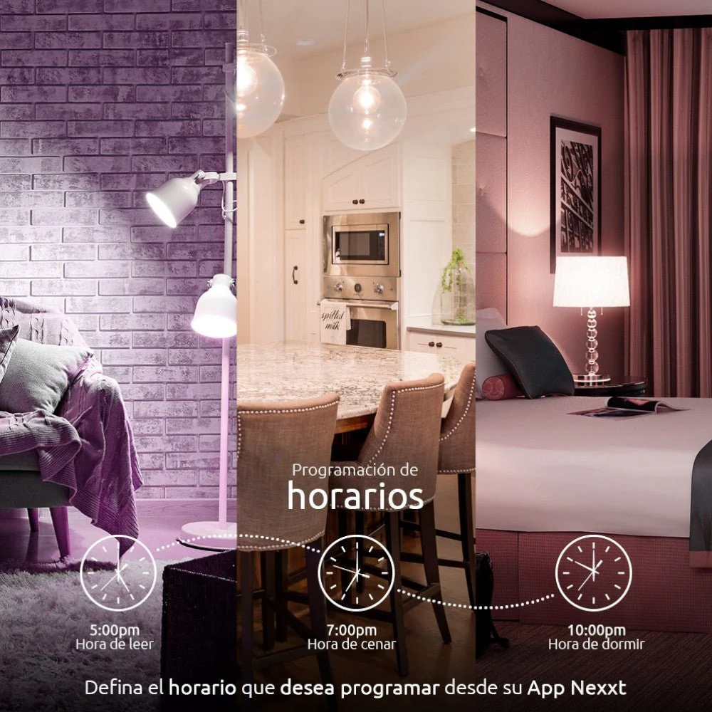 Foco Led Inteligente Nexxt Solutions Wi-Fi® / 110V / 2 Piezas - Image 6