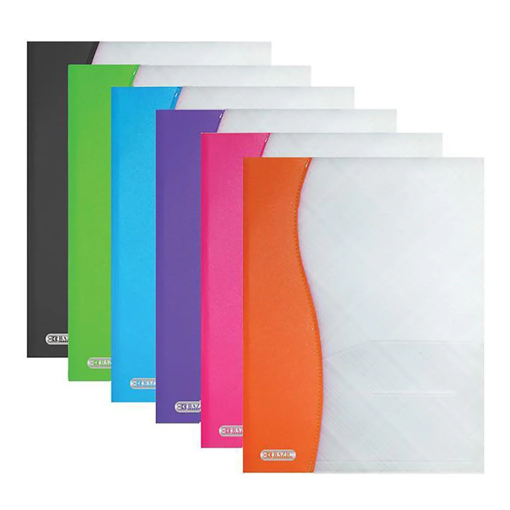 Folder Bazic Liso con Bolsillo - Surtido