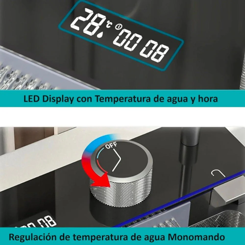 Fregador de Cocina Carbone Multifuncional / Acero Inoxidable - Image 4
