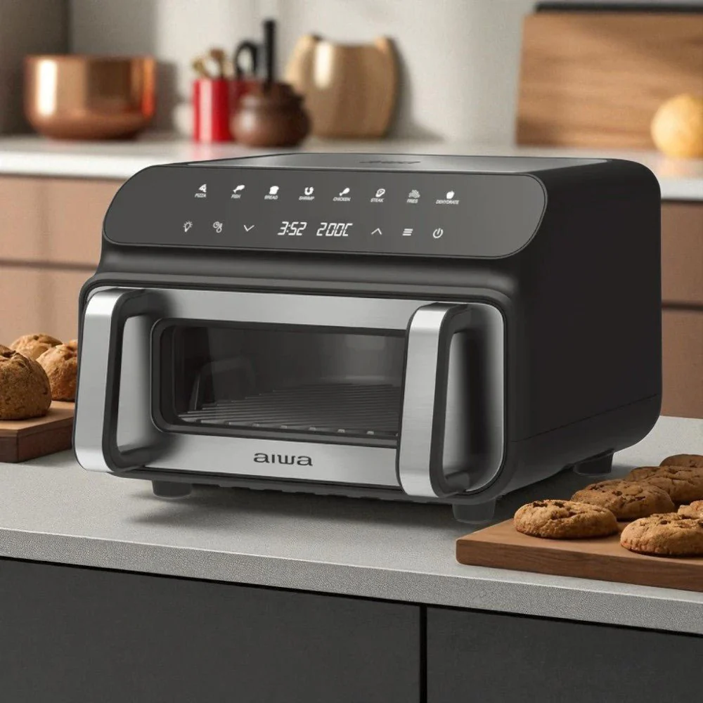 Freidora de Aire Aiwa 10L — Multifunción con Horno y Tostador