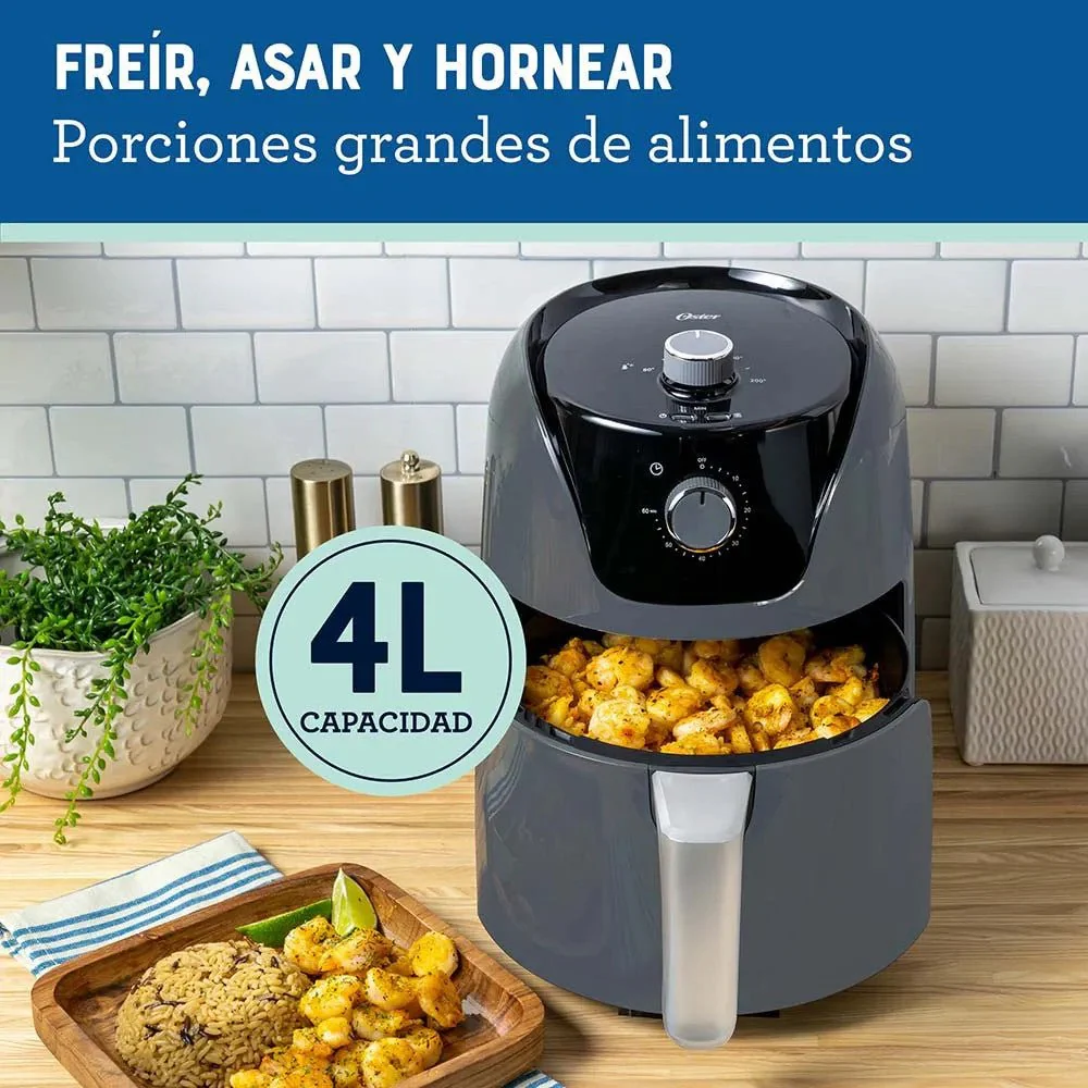 Freidora de Aire Oster 4 Litros / 220V / Negro - Image 3