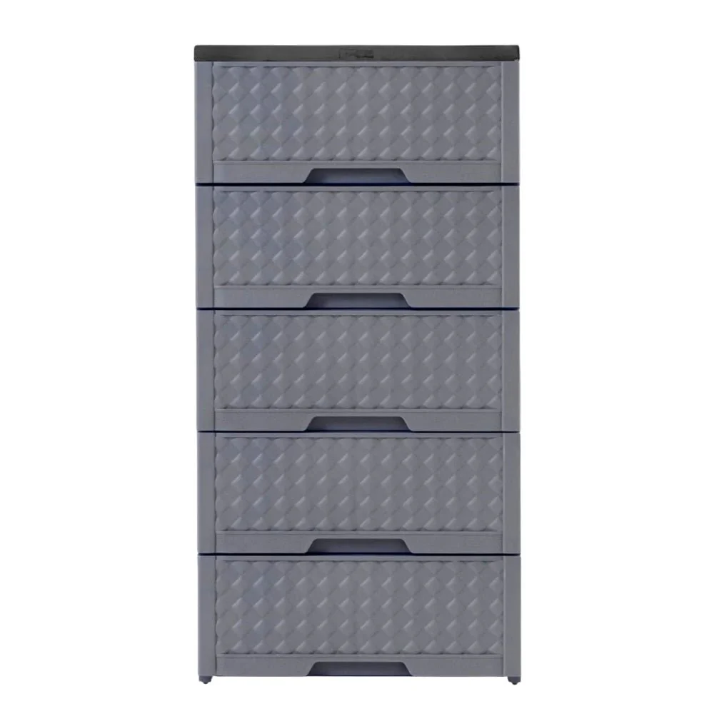 Gavetero Moderno Plastek 5 Gavetas / Gris