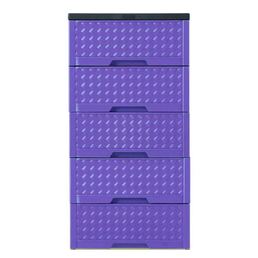 Gavetero Moderno Plastek 5 Gavetas / Morado