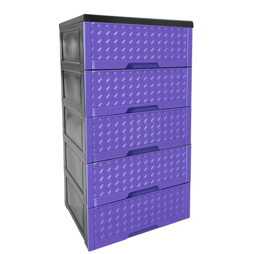 Gavetero Moderno Plastek 5 Gavetas / Morado - Image 2