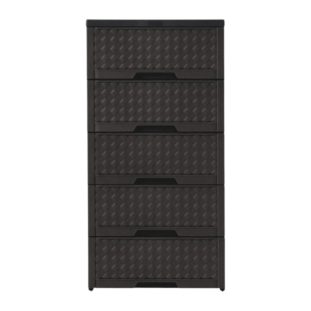 Gavetero Moderno Plastek 5 Gavetas / Plástico / Negro